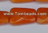 CCN4251 15.5 inches 18*25mm faceted trapezoid candy jade beads