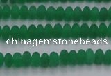 CCN4503 15.5 inches 3*5mm rondelle matte candy jade beads