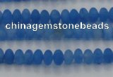 CCN4506 15.5 inches 3*5mm rondelle matte candy jade beads