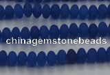 CCN4507 15.5 inches 3*5mm rondelle matte candy jade beads