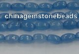 CCN4521 15.5 inches 4*6mm rice candy jade beads wholesale