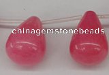 CCN465 15.5 inches Top-drilled 18*25mm teardrop candy jade beads