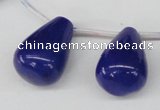 CCN468 15.5 inches Top-drilled 18*25mm teardrop candy jade beads