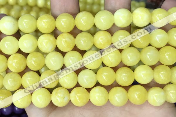 CCN5010 15.5 inches 8mm & 10mm round candy jade beads wholesale