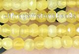 CCN5111 15 inches 3*4mm faceted rondelle candy jade beads