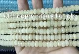 CCN5135 15 inches 5*8mm faceted rondelle candy jade beads