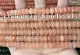 CCN5136 15 inches 5*8mm faceted rondelle candy jade beads