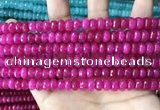 CCN5142 15 inches 5*8mm faceted rondelle candy jade beads