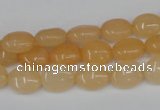 CCN515 15.5 inches 8*10mm oval candy jade beads wholesale