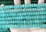 CCN5152 15 inches 5*8mm faceted rondelle candy jade beads