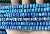 CCN5153 15 inches 5*8mm faceted rondelle candy jade beads