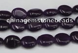 CCN519 15.5 inches 8*10mm oval candy jade beads wholesale