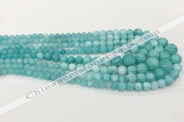CCN5198 6mm - 14mm round candy jade graduated beads