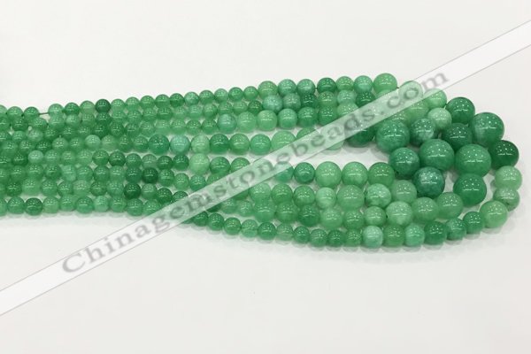 CCN5199 6mm - 14mm round candy jade graduated beads