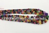 CCN5217 6mm - 14mm faceted round candy jade graduated beads