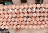 CCN5233 15 inches 8mm faceted nuggets candy jade beads