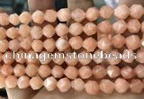 CCN5234 15 inches 8mm faceted nuggets candy jade beads