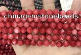 CCN5240 15 inches 8mm faceted nuggets candy jade beads