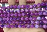 CCN5242 15 inches 8mm faceted nuggets candy jade beads