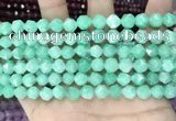 CCN5246 15 inches 8mm faceted nuggets candy jade beads