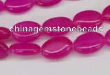 CCN527 15.5 inches 10*14mm oval candy jade beads wholesale