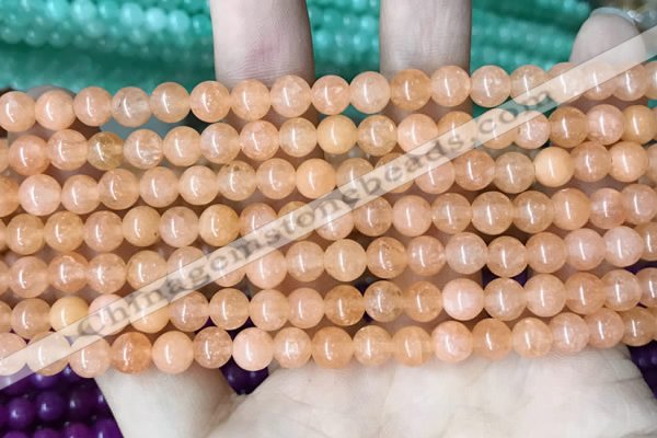CCN5274 15 inches 6mm round candy jade beads Wholesale