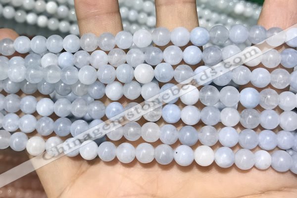 CCN5283 15 inches 6mm round candy jade beads Wholesale