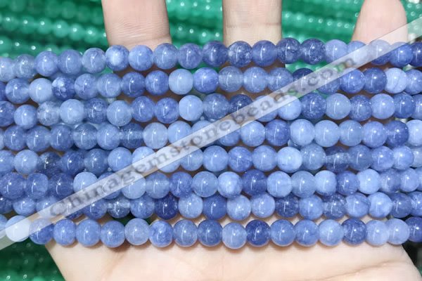 CCN5285 15 inches 6mm round candy jade beads Wholesale