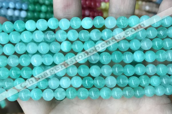 CCN5290 15 inches 6mm round candy jade beads Wholesale