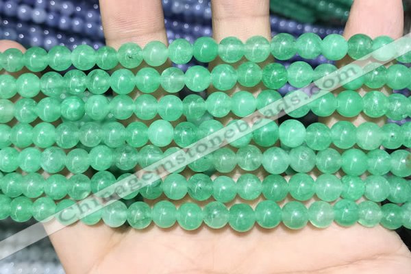 CCN5292 15 inches 6mm round candy jade beads Wholesale