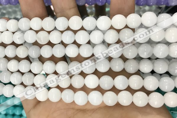 CCN5312 15 inches 8mm round candy jade beads Wholesale