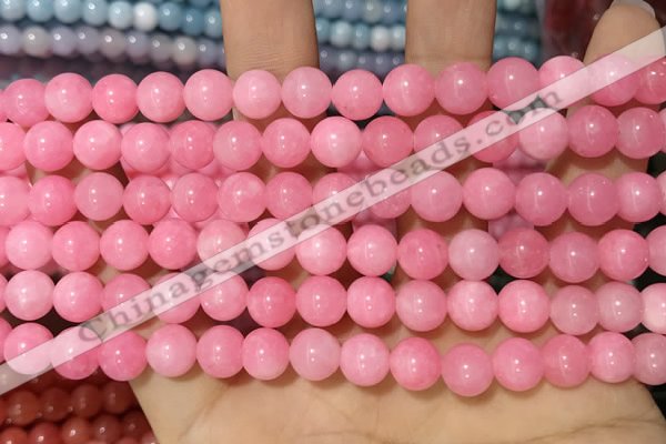 CCN5326 15 inches 8mm round candy jade beads Wholesale