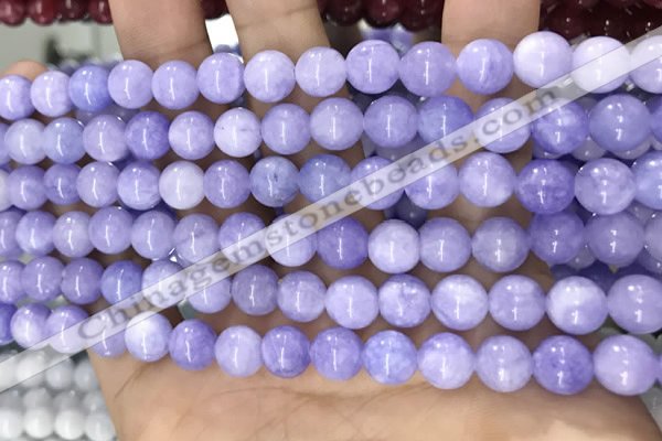 CCN5333 15 inches 8mm round candy jade beads Wholesale