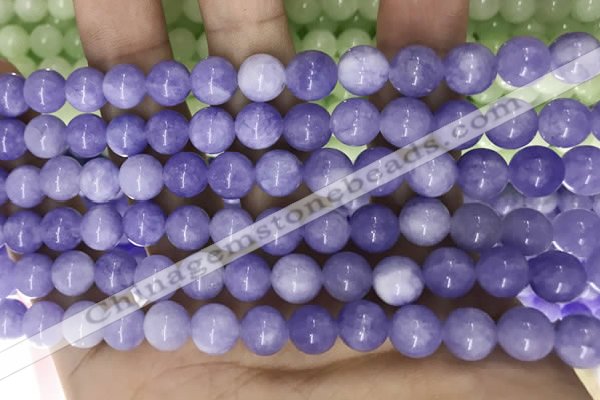 CCN5355 15 inches 8mm round candy jade beads Wholesale