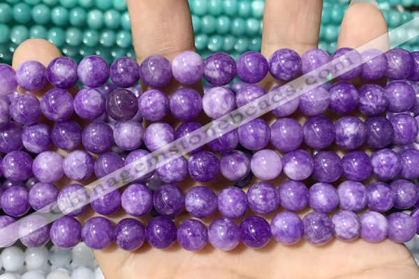 CCN5356 15 inches 8mm round candy jade beads Wholesale