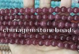 CCN5368 15 inches 8mm round candy jade beads Wholesale