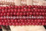 CCN5373 15 inches 8mm round candy jade beads Wholesale