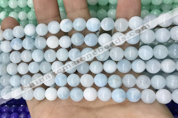 CCN5381 15 inches 8mm round candy jade beads Wholesale