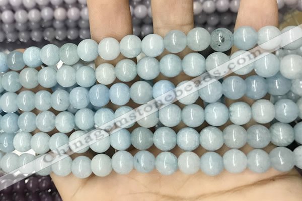 CCN5394 15 inches 8mm round candy jade beads Wholesale