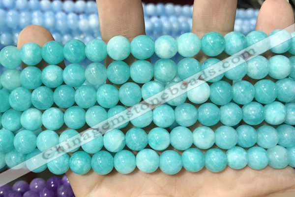 CCN5410 15 inches 8mm round candy jade beads Wholesale