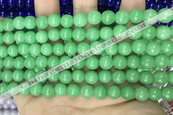 CCN5421 15 inches 8mm round candy jade beads Wholesale