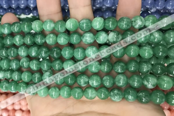 CCN5422 15 inches 8mm round candy jade beads Wholesale