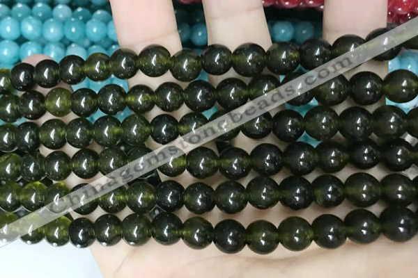 CCN5423 15 inches 8mm round candy jade beads Wholesale