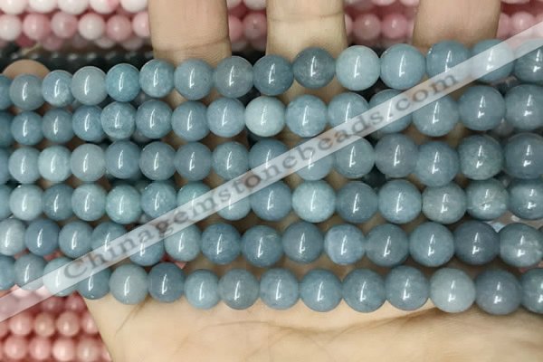 CCN5427 15 inches 8mm round candy jade beads Wholesale