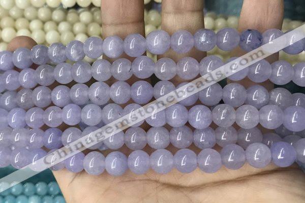 CCN5443 15 inches 8mm round candy jade beads Wholesale
