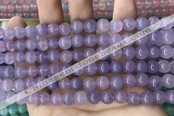 CCN5444 15 inches 8mm round candy jade beads Wholesale