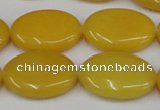 CCN545 15.5 inches 18*25mm oval candy jade beads wholesale