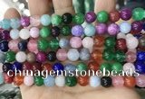 CCN5469 15 inches 8mm round candy jade beads Wholesale