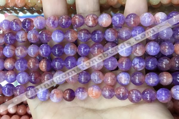 CCN5476 15 inches 8mm round candy jade beads Wholesale