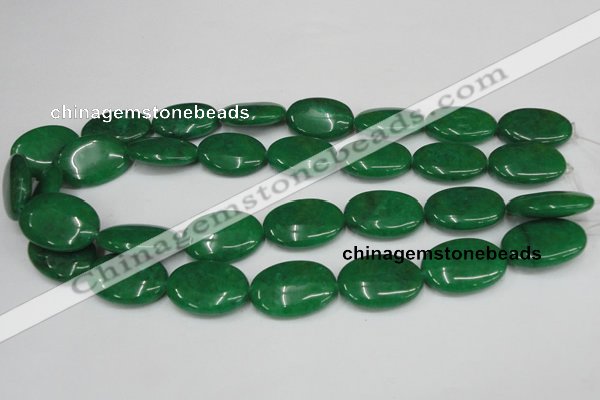 CCN548 15.5 inches 18*25mm oval candy jade beads wholesale